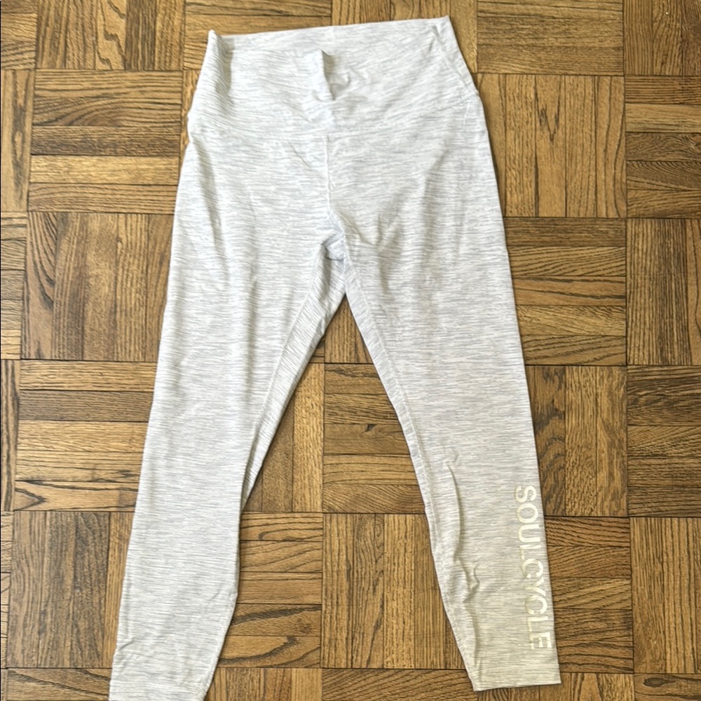 SoulCycle Gray High-Waisted Leggings